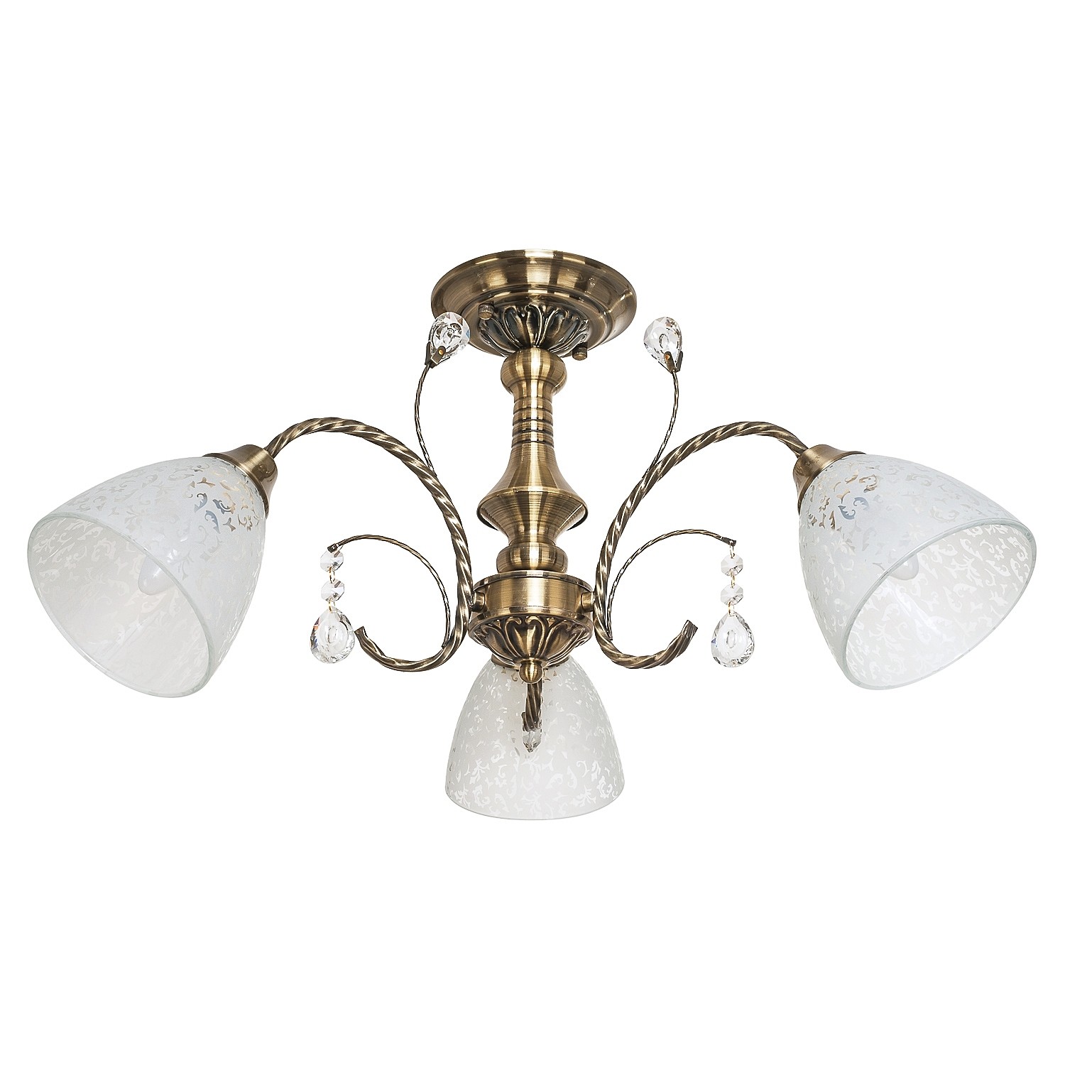 Потолочная люстра ЭкономСвет 50391 50391/3AB WT