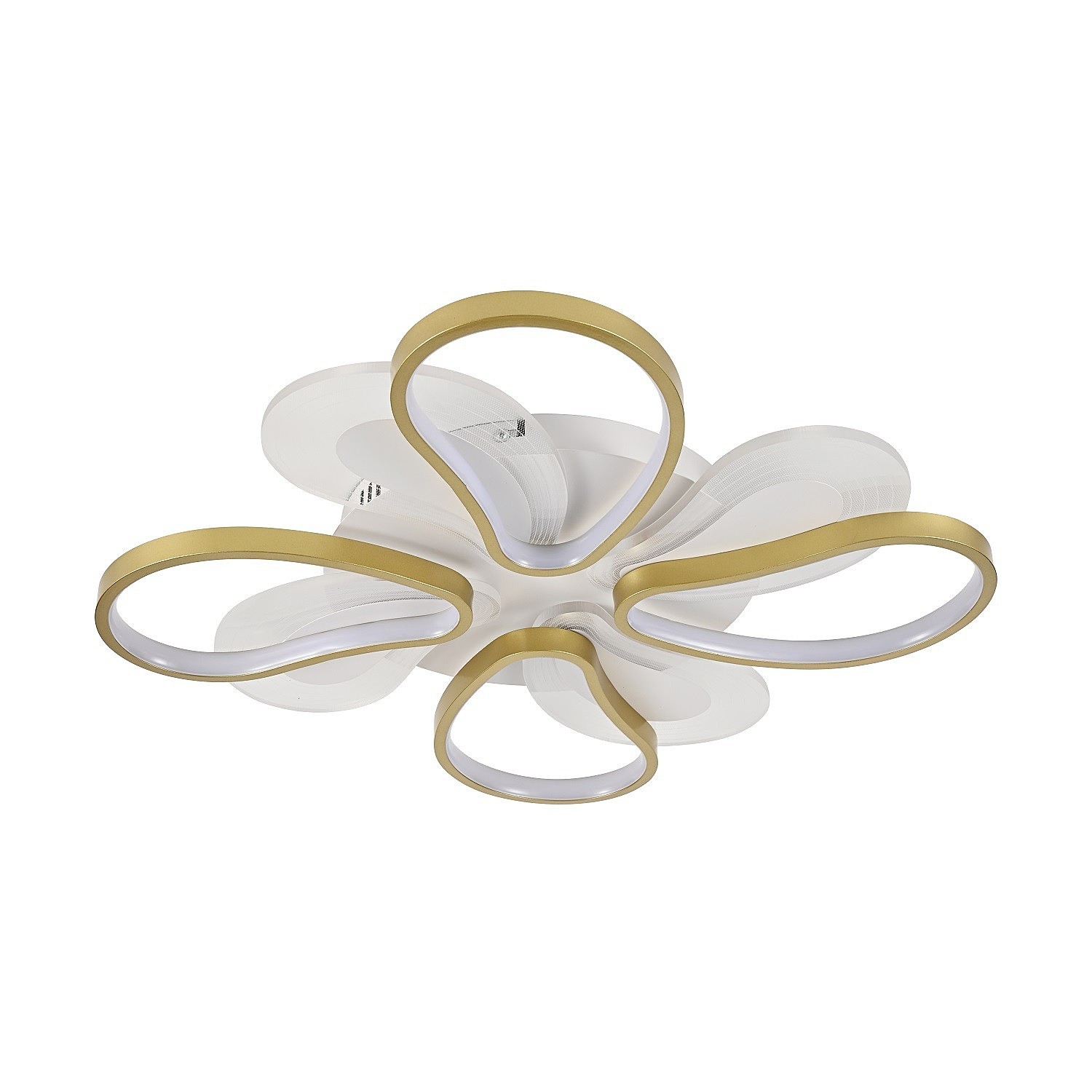 Потолочная люстра ЭкономСвет 51209 51209/4+4WT+GD