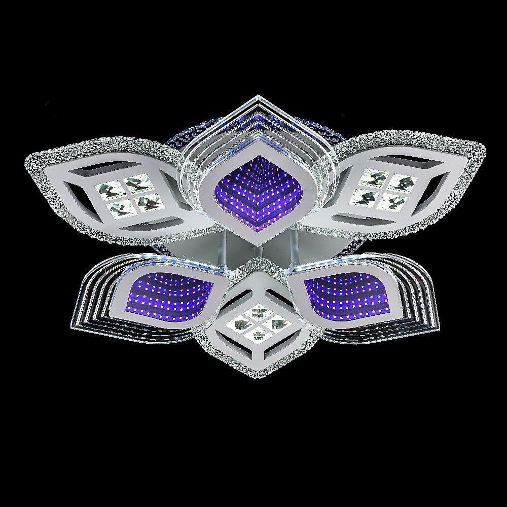 Потолочная люстра ЭкономСвет 51257 51257/6+1WT RBP+3D