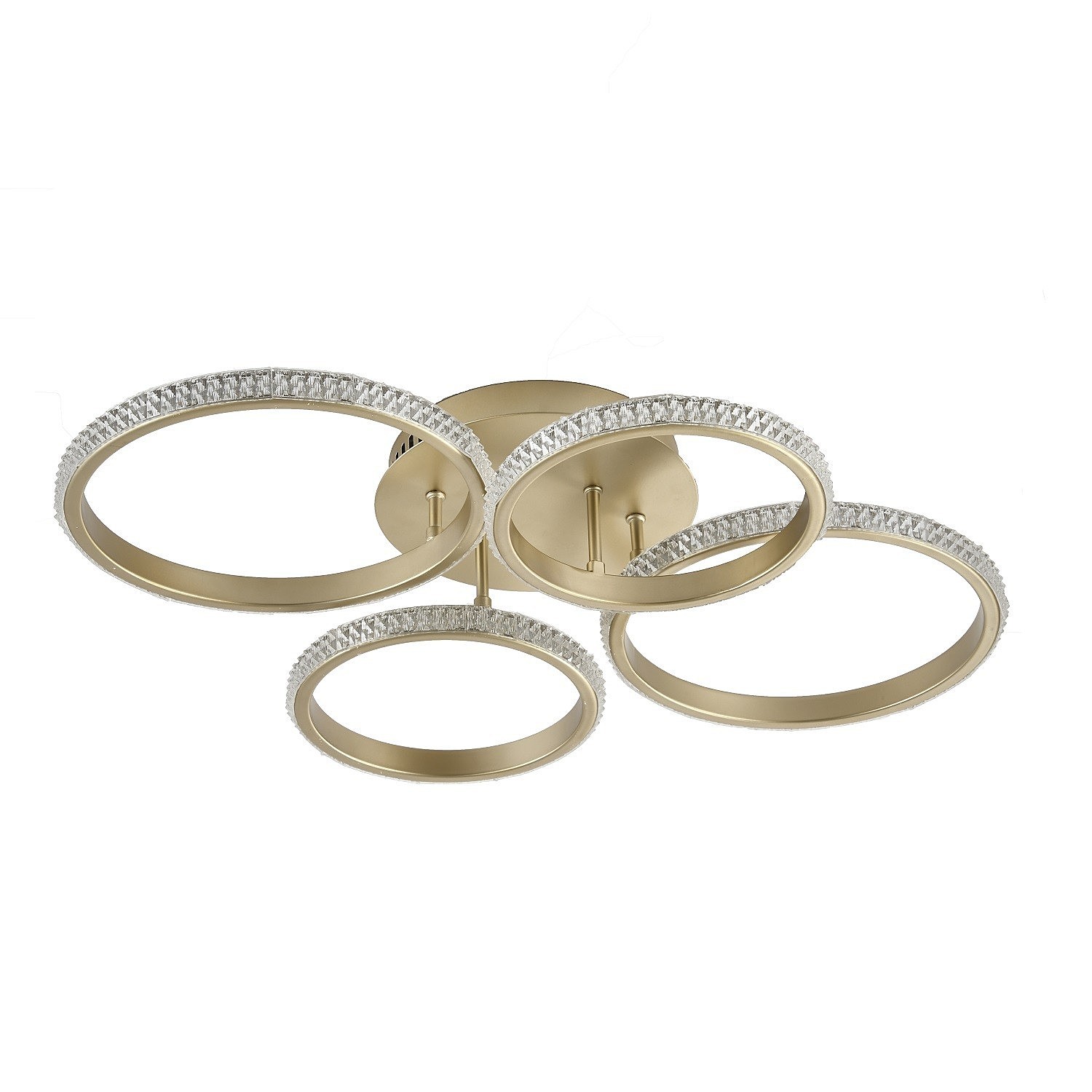 Потолочная люстра ЭкономСвет 51307 51308/4GD GD+WT