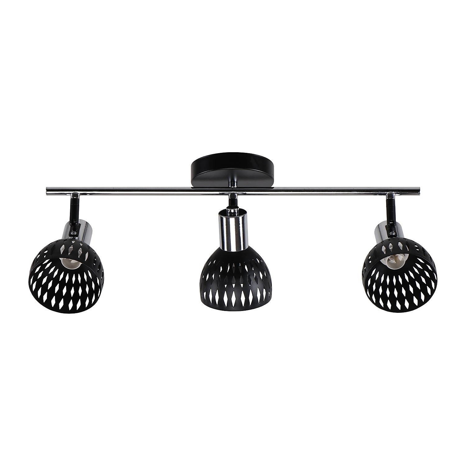 Светильник спот ЭкономСвет 51566 51566/3BK+CR BK