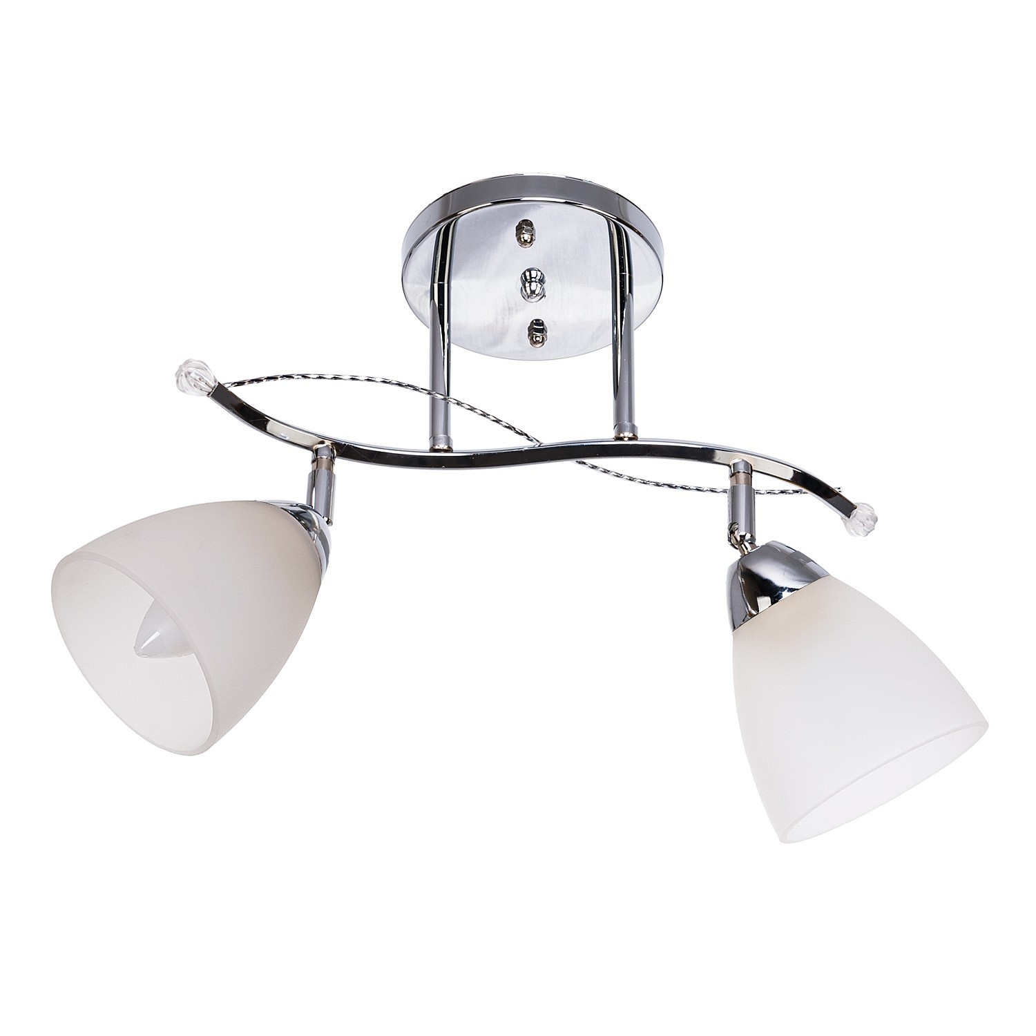 Потолочная люстра ЭкономСвет 5846GM 5846GM/2CR WT