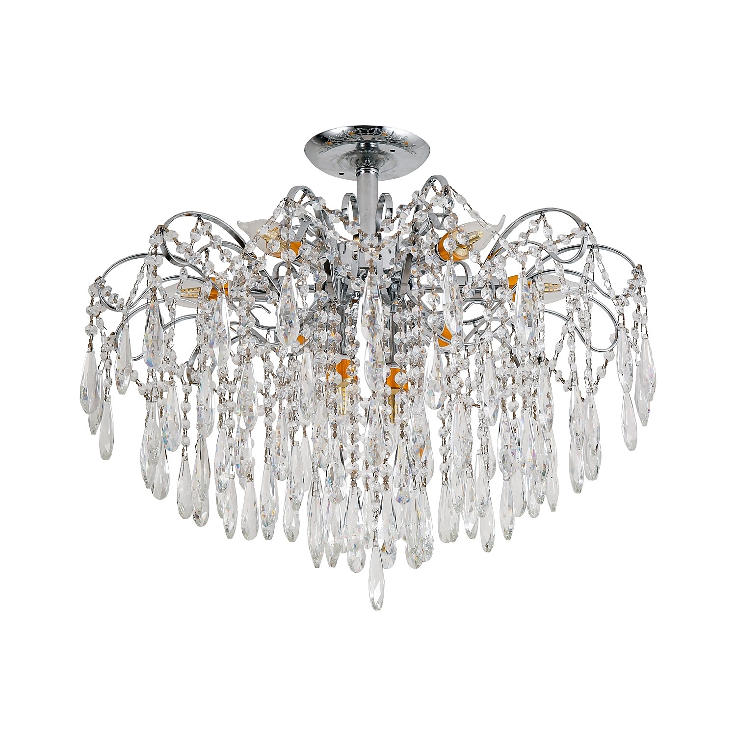 Потолочная люстра ЭкономСвет 59172 59172/8CR WT