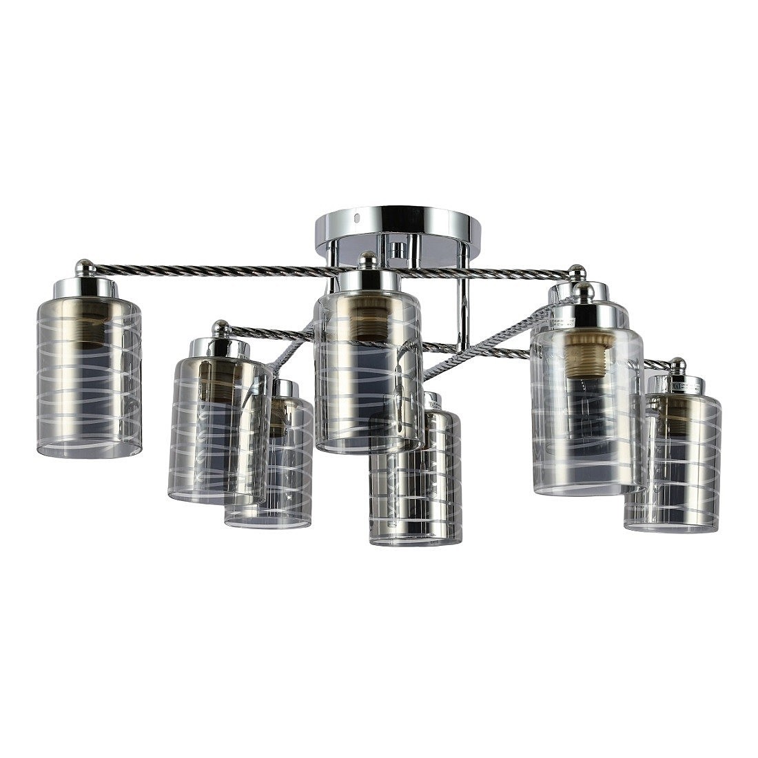 Потолочная люстра ЭкономСвет 60201 60201/8CR SM