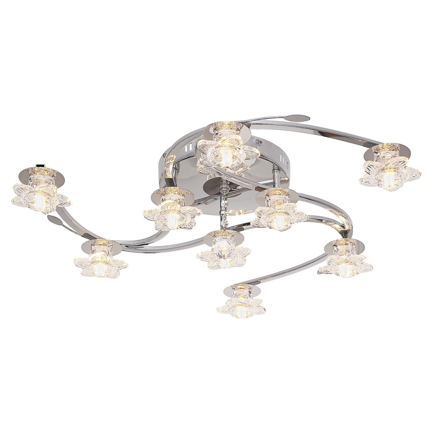 Потолочная люстра ЭкономСвет 69307GL 69307GL/9CR RC PURLED