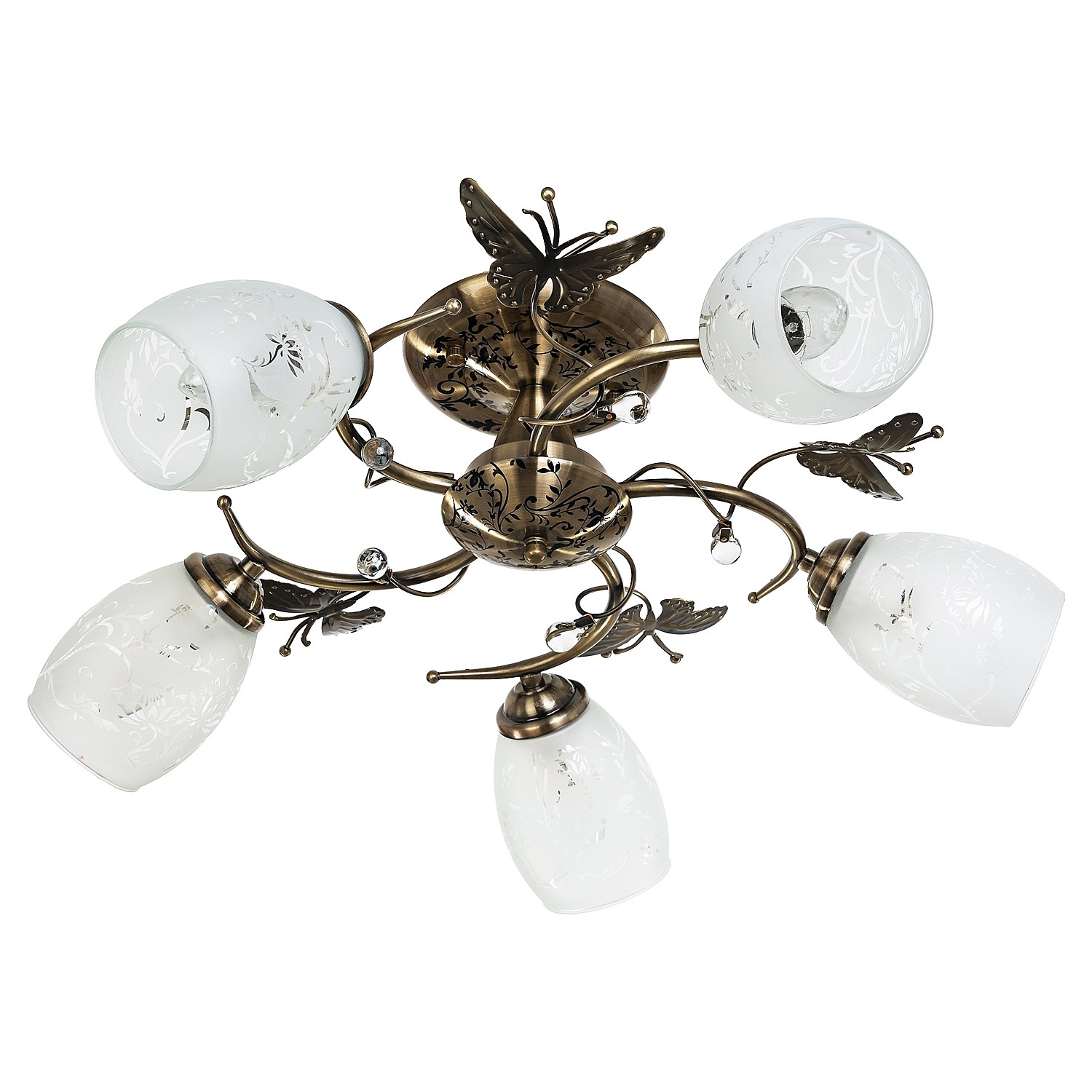 Потолочная люстра ЭкономСвет 720LM 720LM/5AB WT