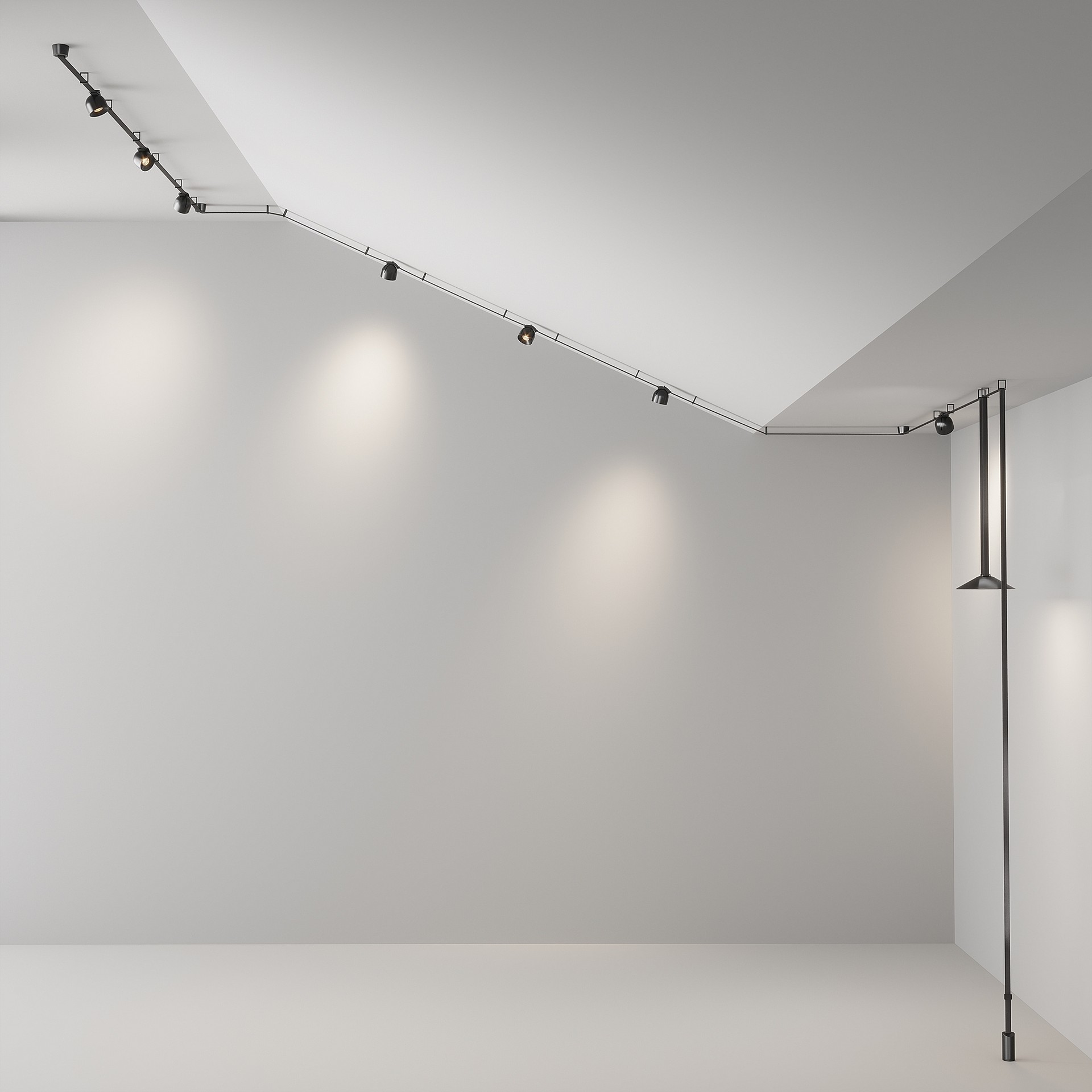 Комплект текстильной подвесной системы Parity Maytoni Готовые конструкции TFC-Par-C01-GR