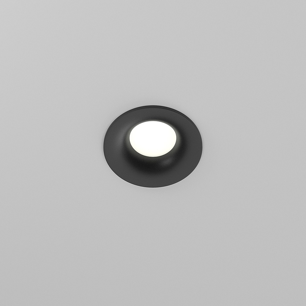 Встраиваемый светильник Maytoni Slim DL027-GU10-B