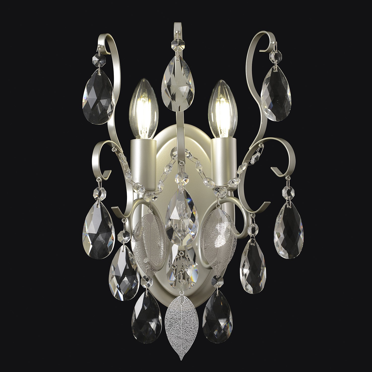 Настенное бра Crystal Lux Esmiralda ESMIRALDA AP2 SILVER