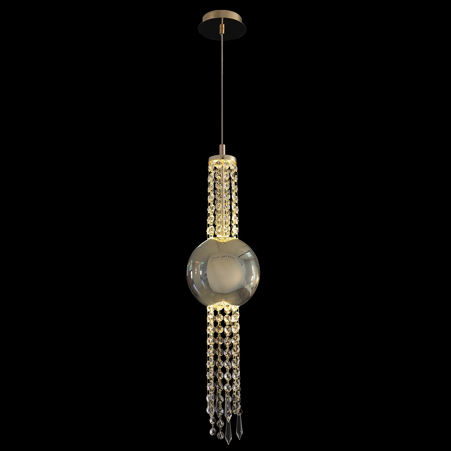 Светильник подвесной Crystal Lux Navajo NAVAJO SP3W LED GOLD