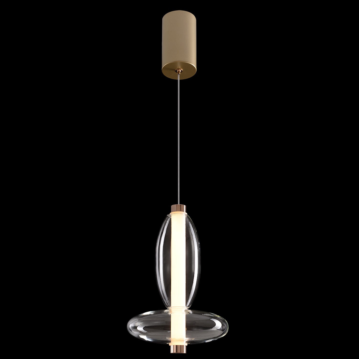 Светильник подвесной Crystal Lux Quasar QUASAR SP7W LED TRANSPARENT