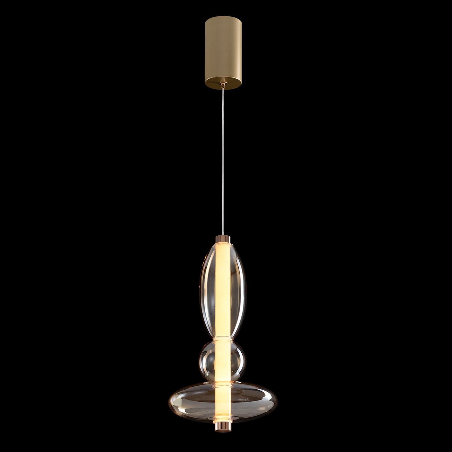 Светильник подвесной Crystal Lux Quasar QUASAR SP10W LED AMBER