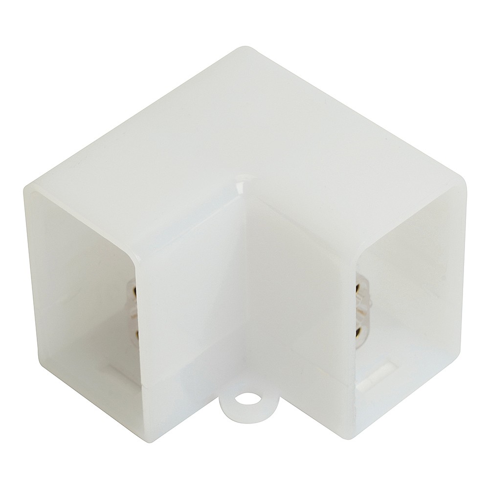 Коннектор L-образный LD5058L прямой угол для соединения светодиодных светильников серии AL5058 Feron LD5058L 51730