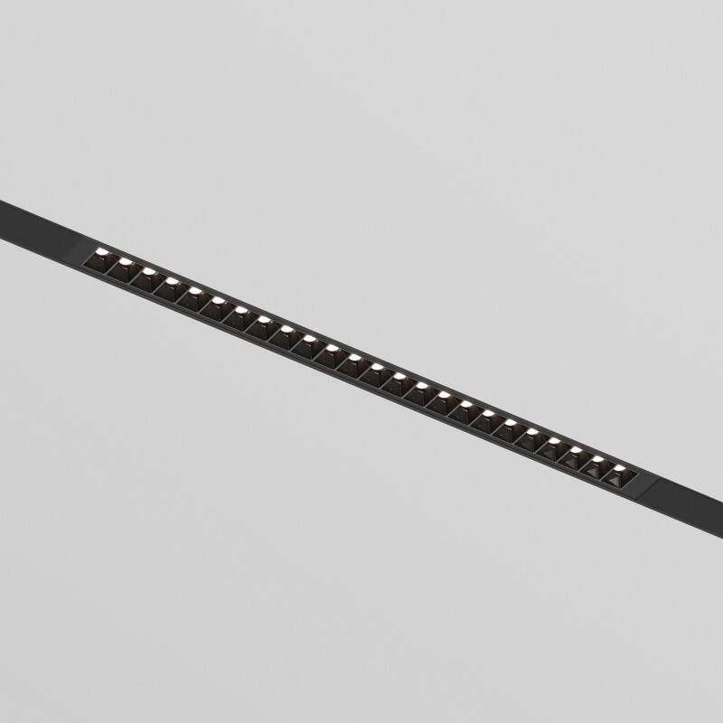 Трековый линейный светильник SIMPLE GRILL DK8202-BK