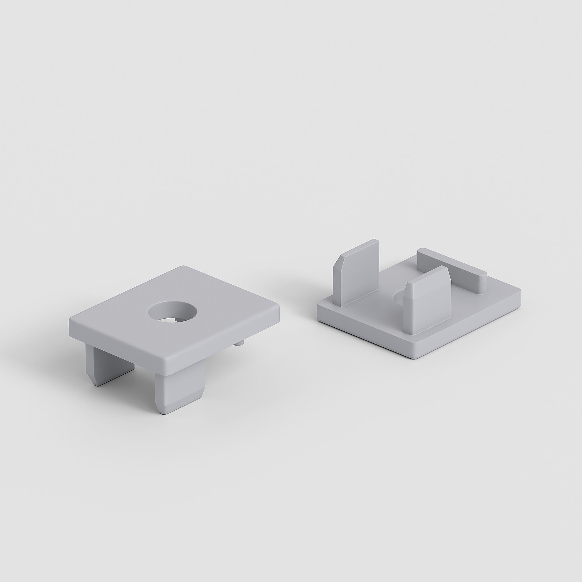 Заглушка для профиля Elektrostandard ZLL-2-ALP025 Заглушки для встраиваемого алюминиевого профиля для подсветки ступеней LL-2-ALP025 (комп. 2шт)