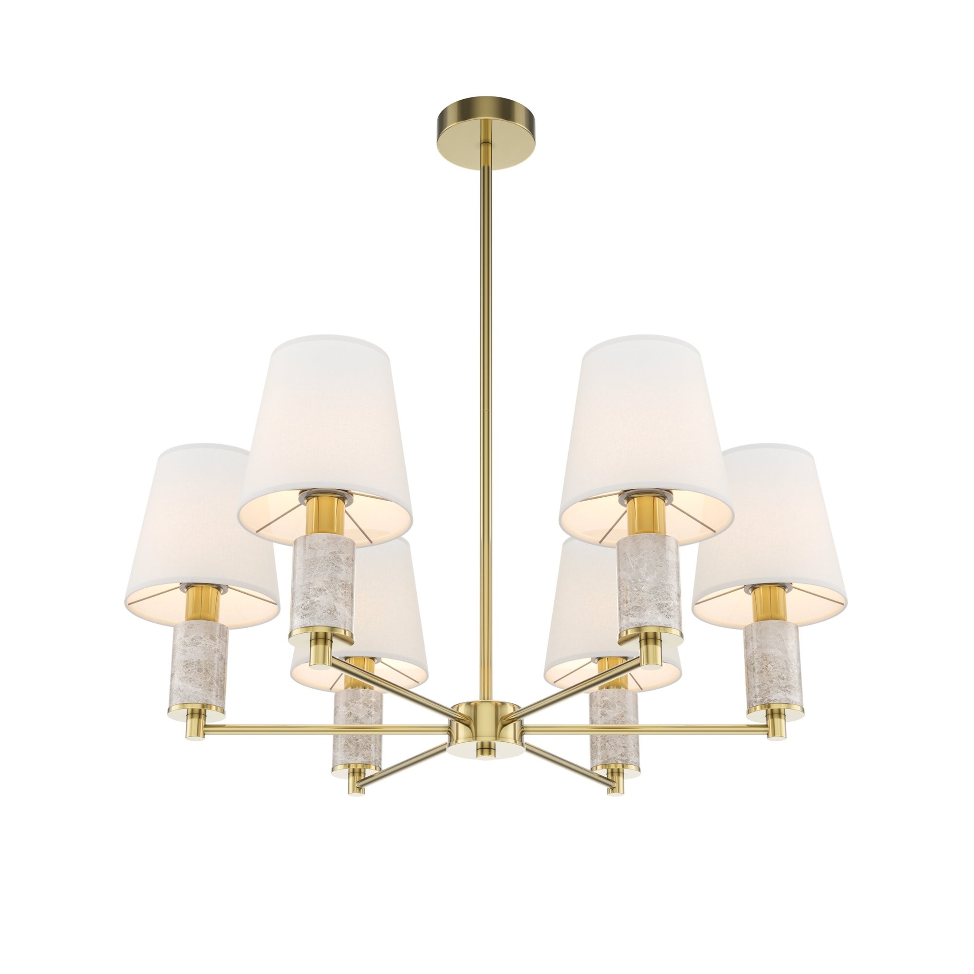 Люстра на штанге Maytoni Lira MOD483PL-06BS