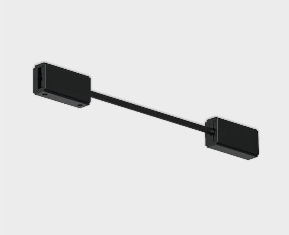 Коннектор гибкий угловой 0,1м к системе FANTOM Italline IT010-4012 black