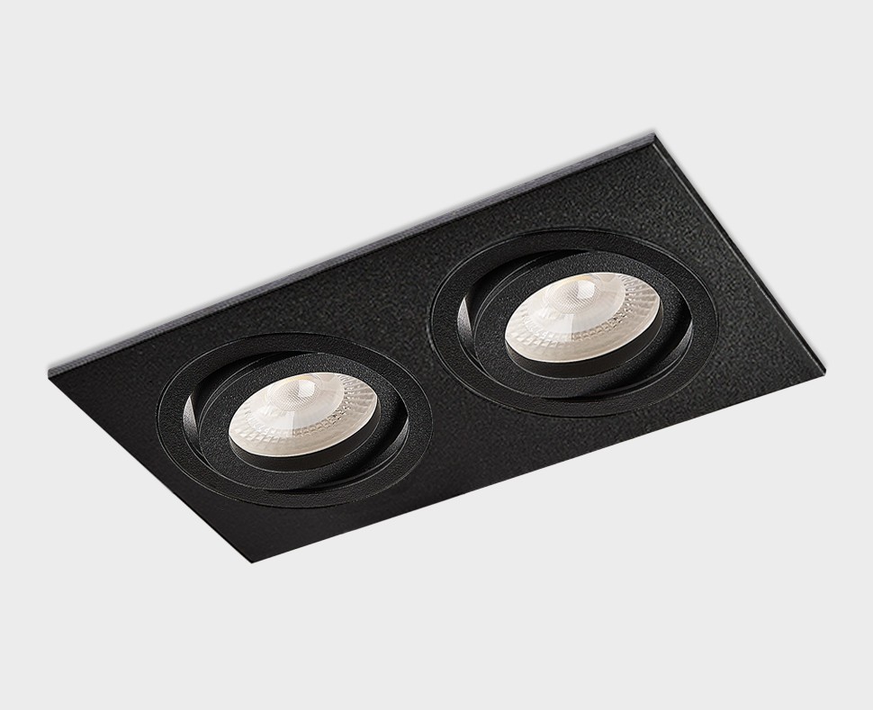 Встраиваемый светильник Italline SAG 03b SAG203-4 black/black