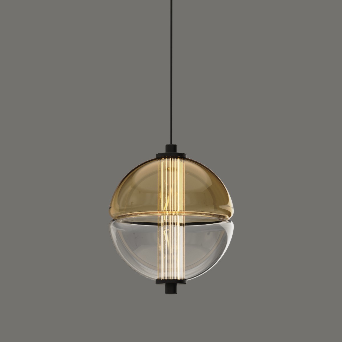 Светильник подвесной Delight Collection MD24022079 MD24022079-1A black/amber