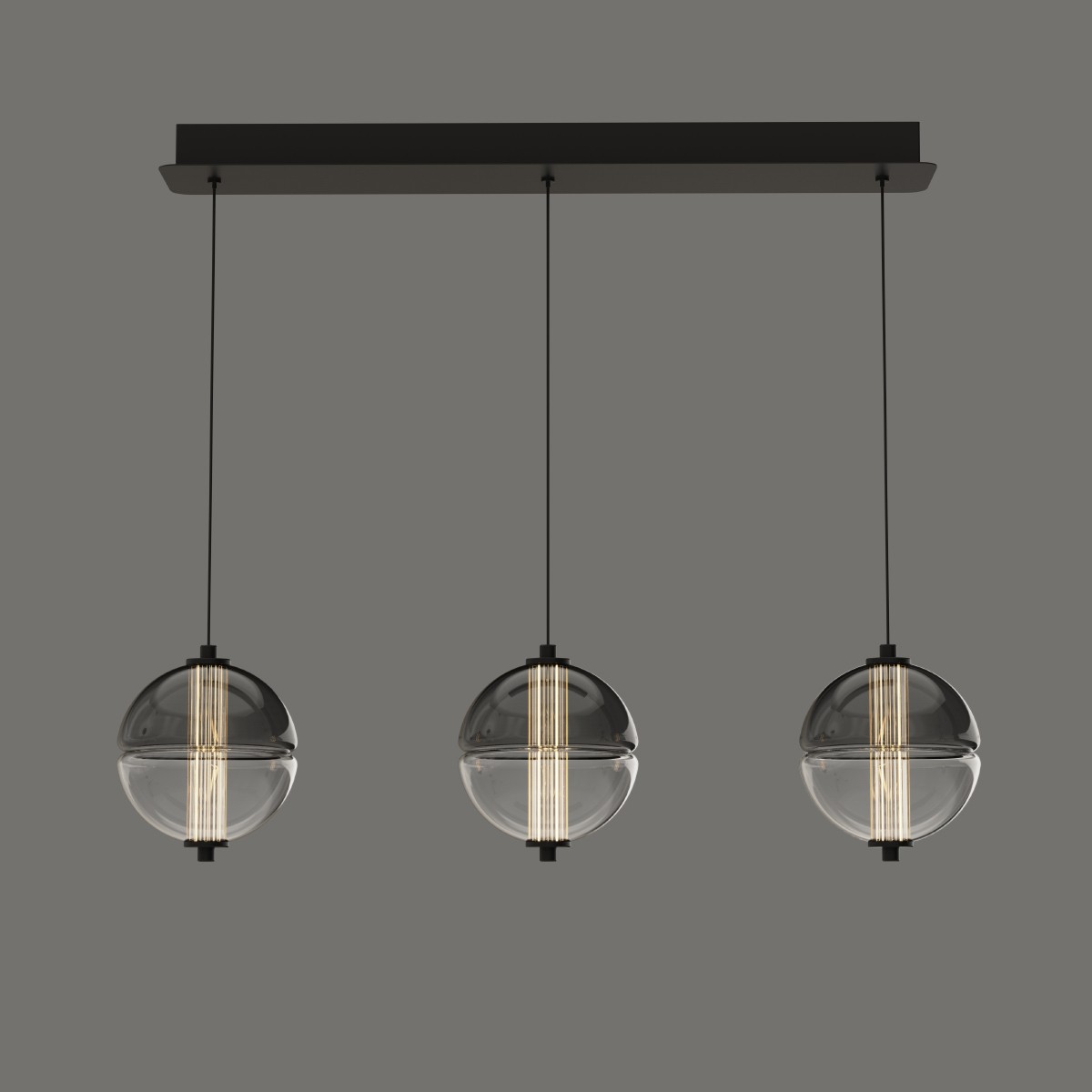 Светильник подвесной Delight Collection MD24022079 MD24022079-3B black/smoky