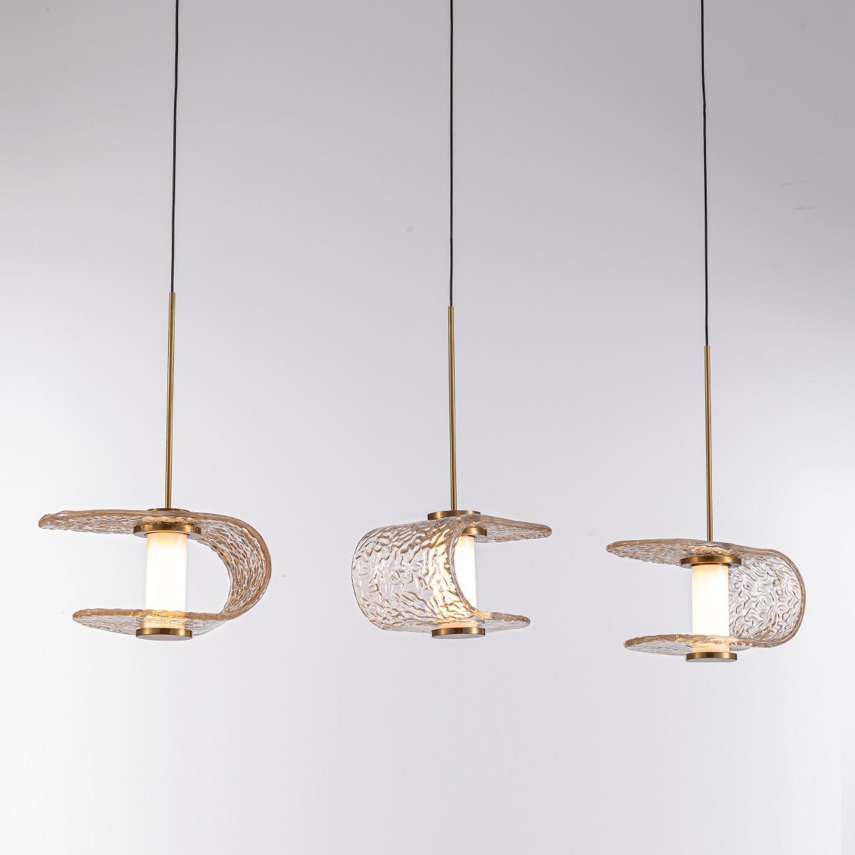 Светильник подвесной Delight Collection MD24020901 MD24020901-3B gold/cognac