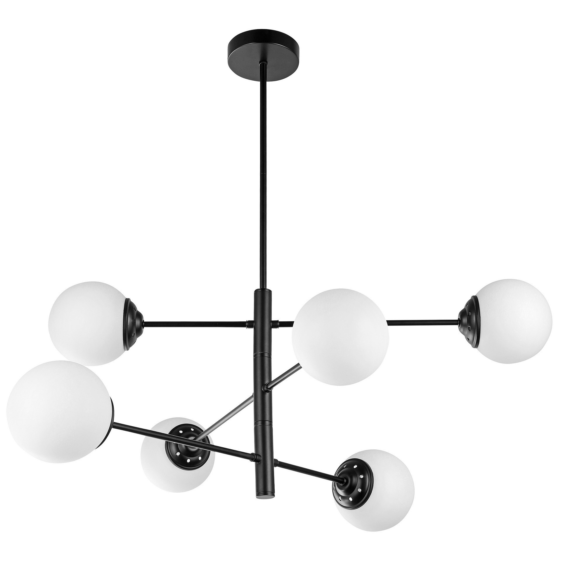 Люстра на штанге Lumina Deco Fino TP 2007-6 BK