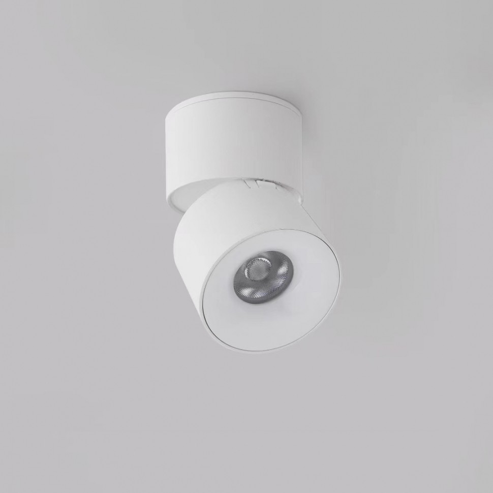 Накладной светильник ILedex Metrica 115-12W-D70-4K-55DG-WH