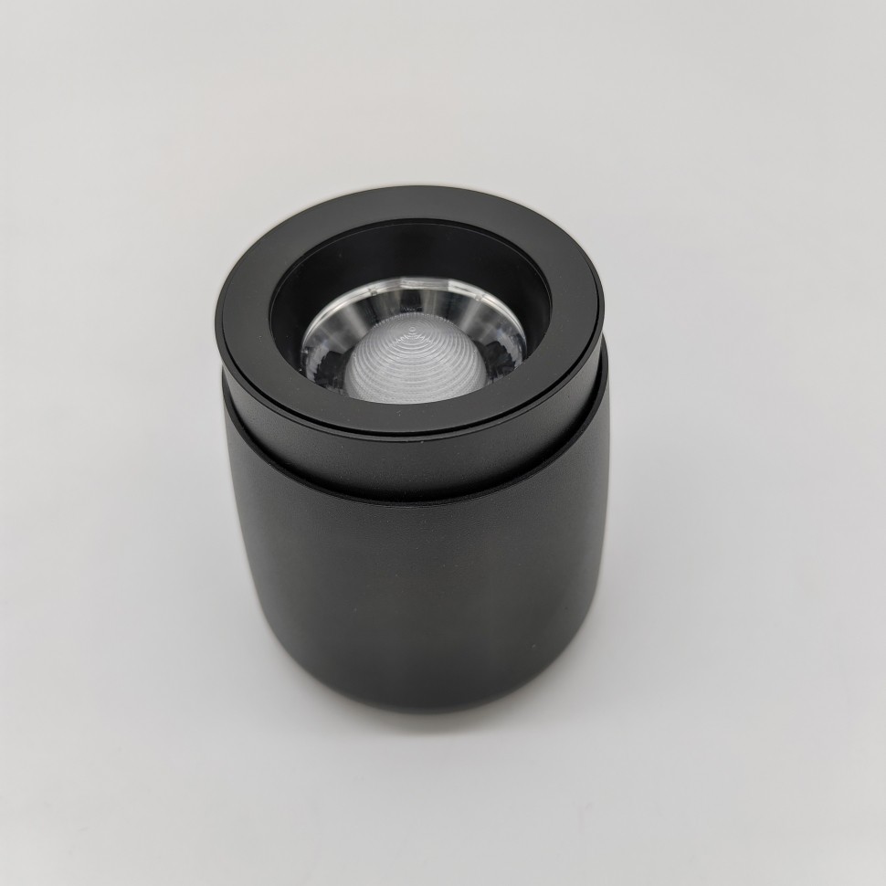 Накладной светильник ILedex Metrica 114-12W-D90-4K-ZOOM-BK