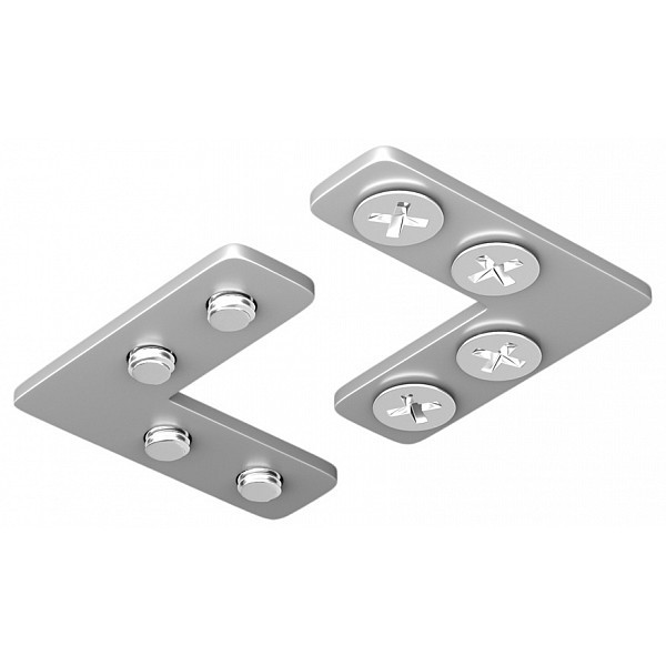 Соединитель угловой для шинопровода под натяжной потолок Hesby Lighting ElDeko HSBL_0075