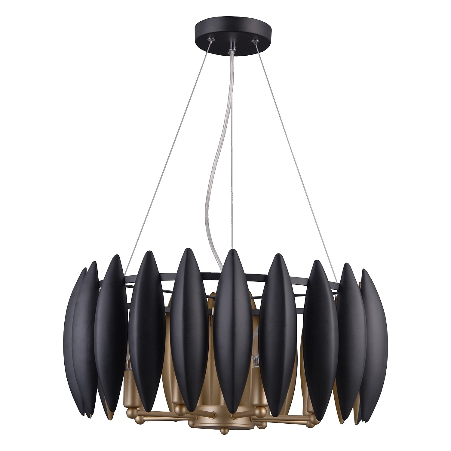 Подвесная люстра Gerhort G11017 G11017/8MBK+GD