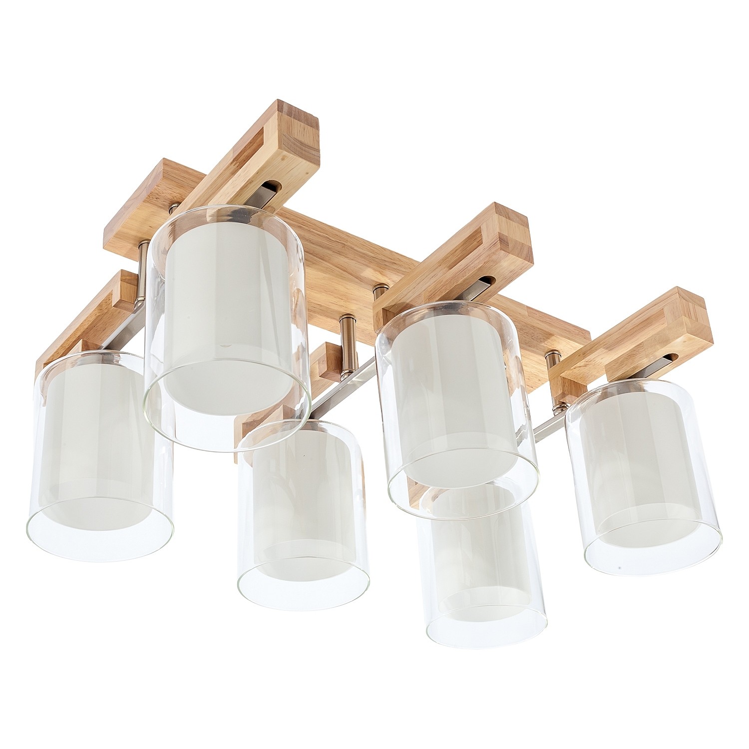 Потолочная люстра Gerhort G31025 G31025/6WOOD WT+CL