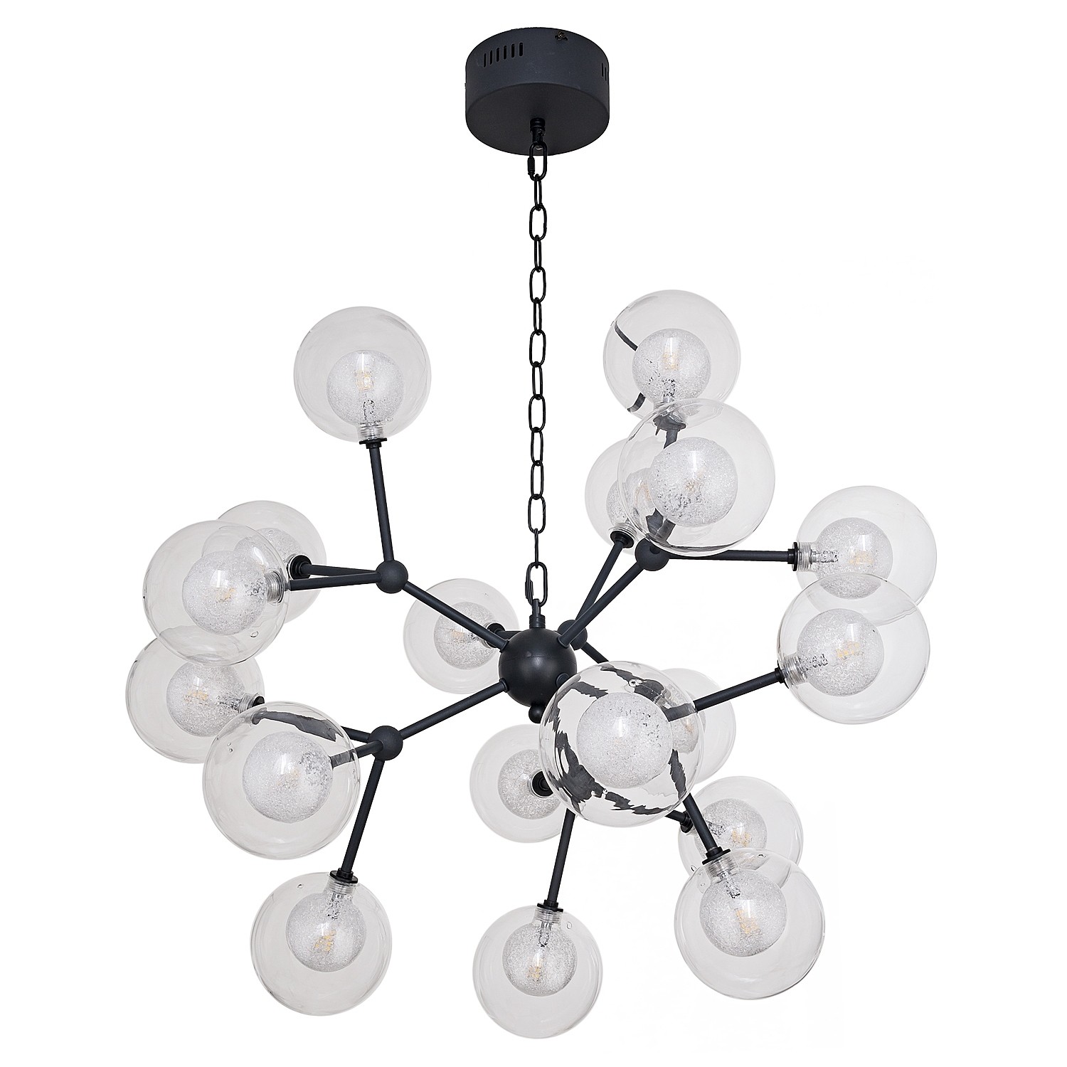 Подвесная люстра Gerhort G61147 G61147/18BK WT+CL