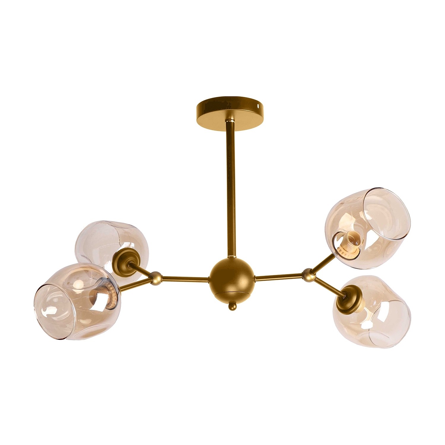 Потолочная люстра ЭкономСвет 10094 10094/4GD AMB