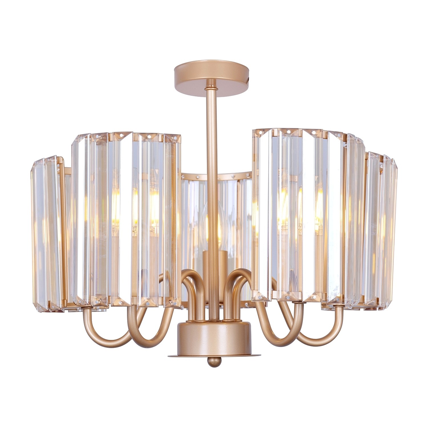 Потолочная люстра ЭкономСвет 10210 10210/8GD AMB