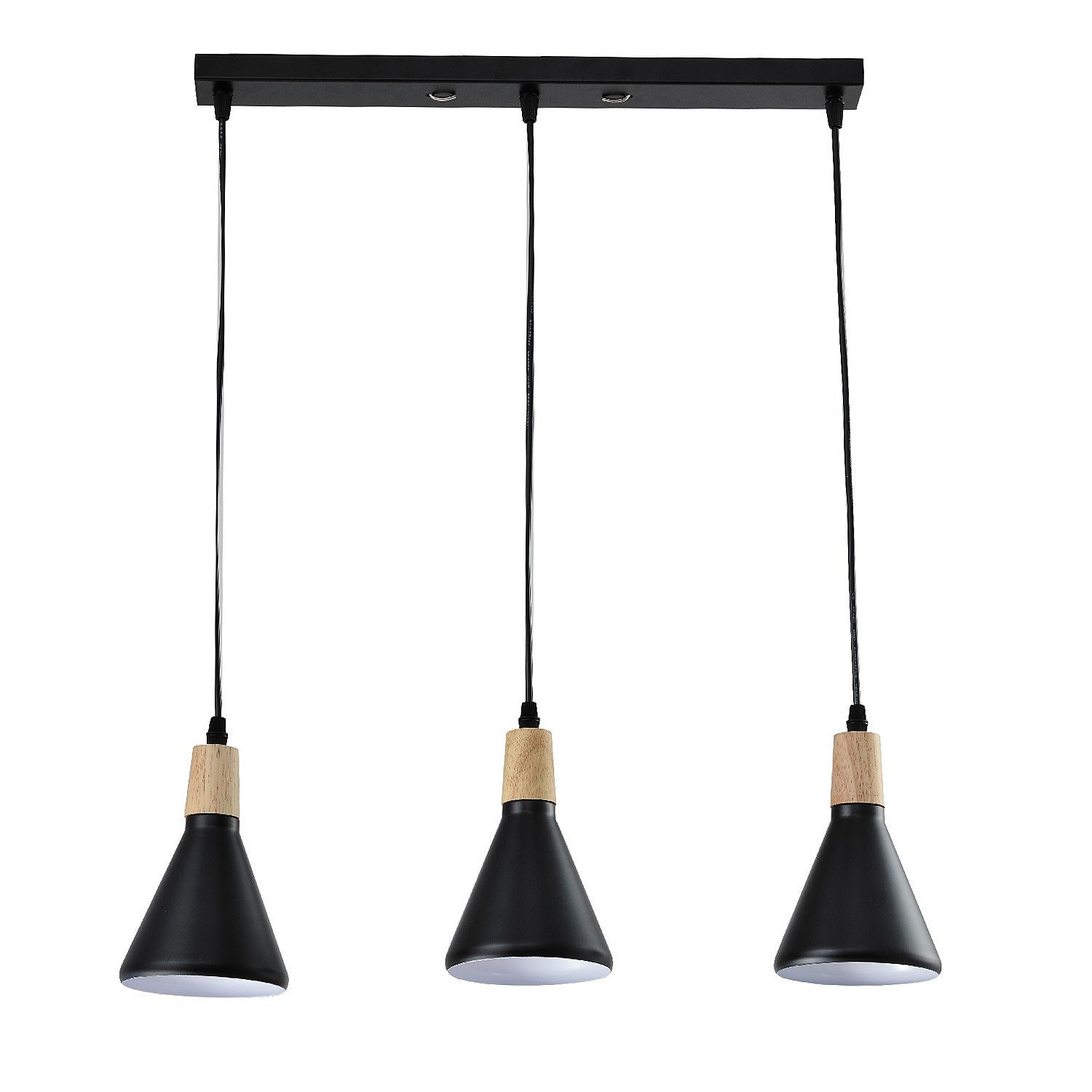 Светильник подвесной ЭкономСвет 10286 10286/3BK WD+BK