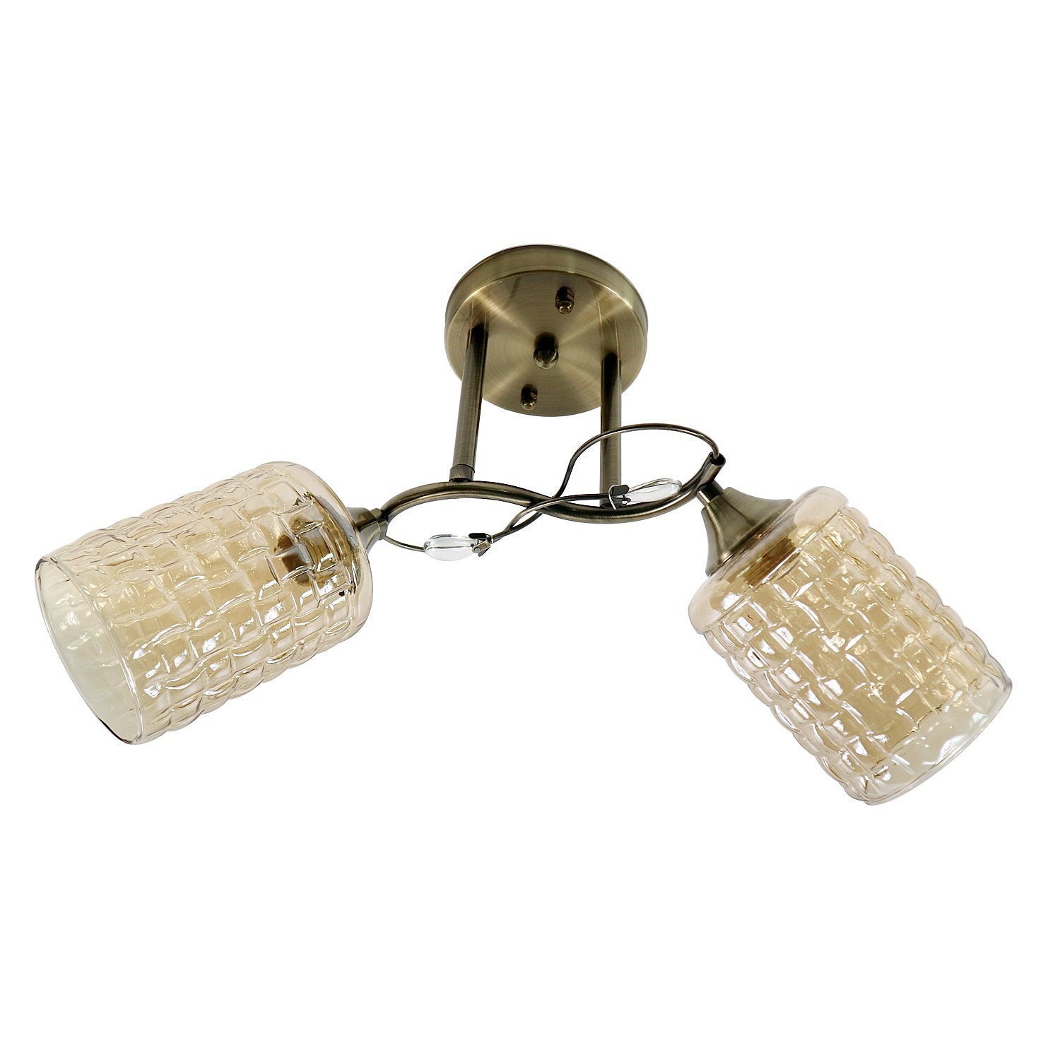 Потолочная люстра ЭкономСвет 12111 12111/2ZAB AMB