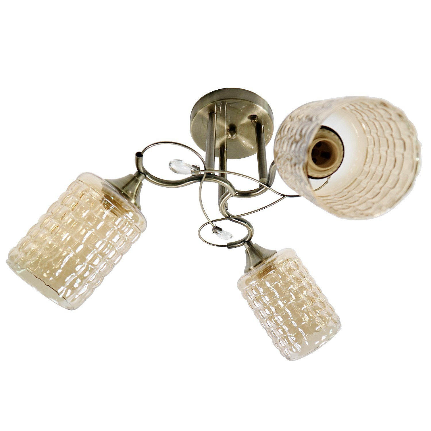 Потолочная люстра ЭкономСвет 12111 12111/3ZAB AMB