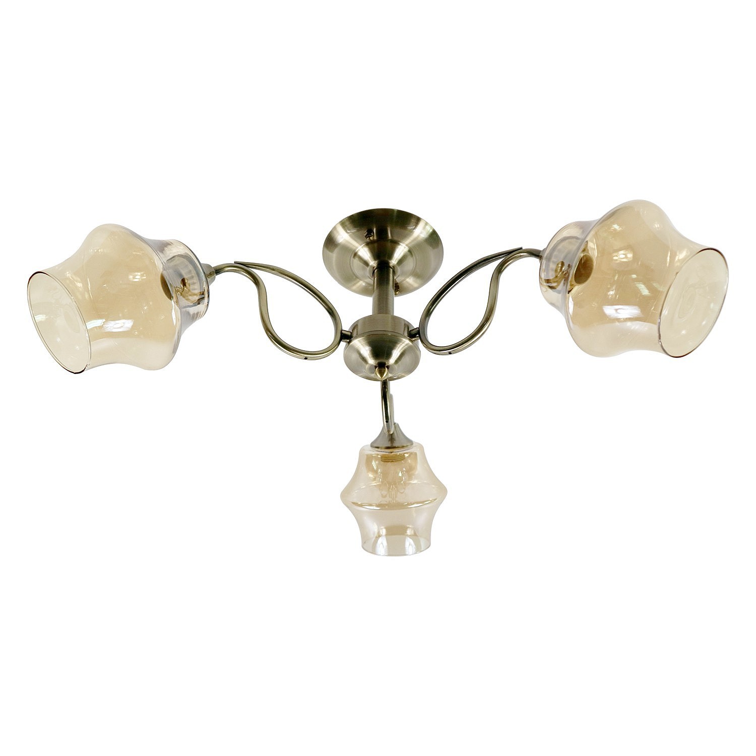 Потолочная люстра ЭкономСвет 12112 12112/3ZAB AMB