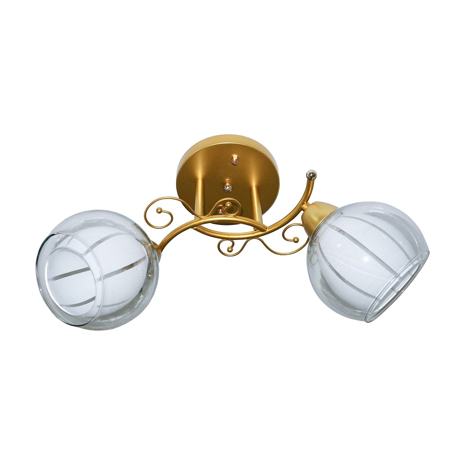 Потолочная люстра ЭкономСвет 31944 31944/2MGD WT+CL