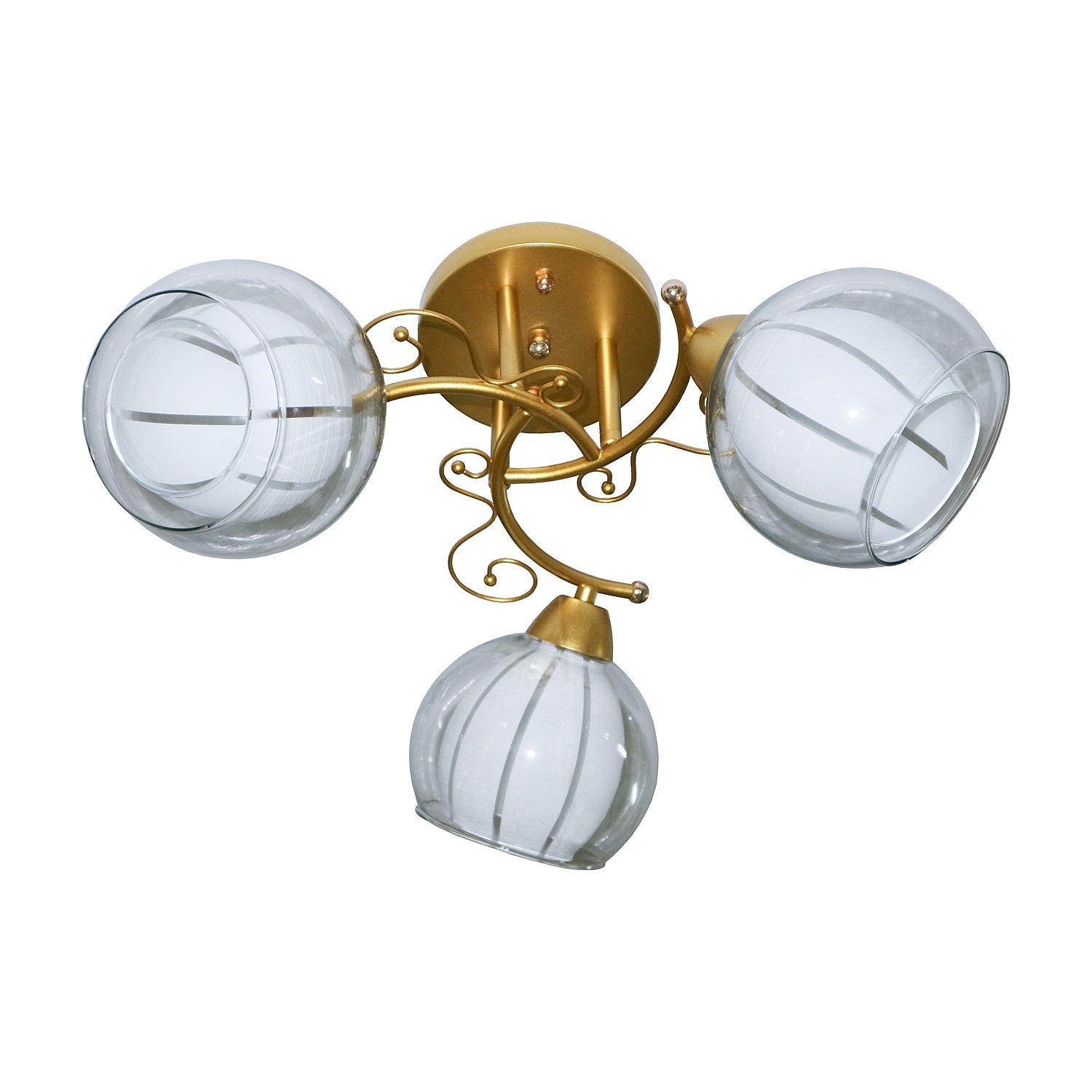 Потолочная люстра ЭкономСвет 31944 31944/3MGD WT+CL