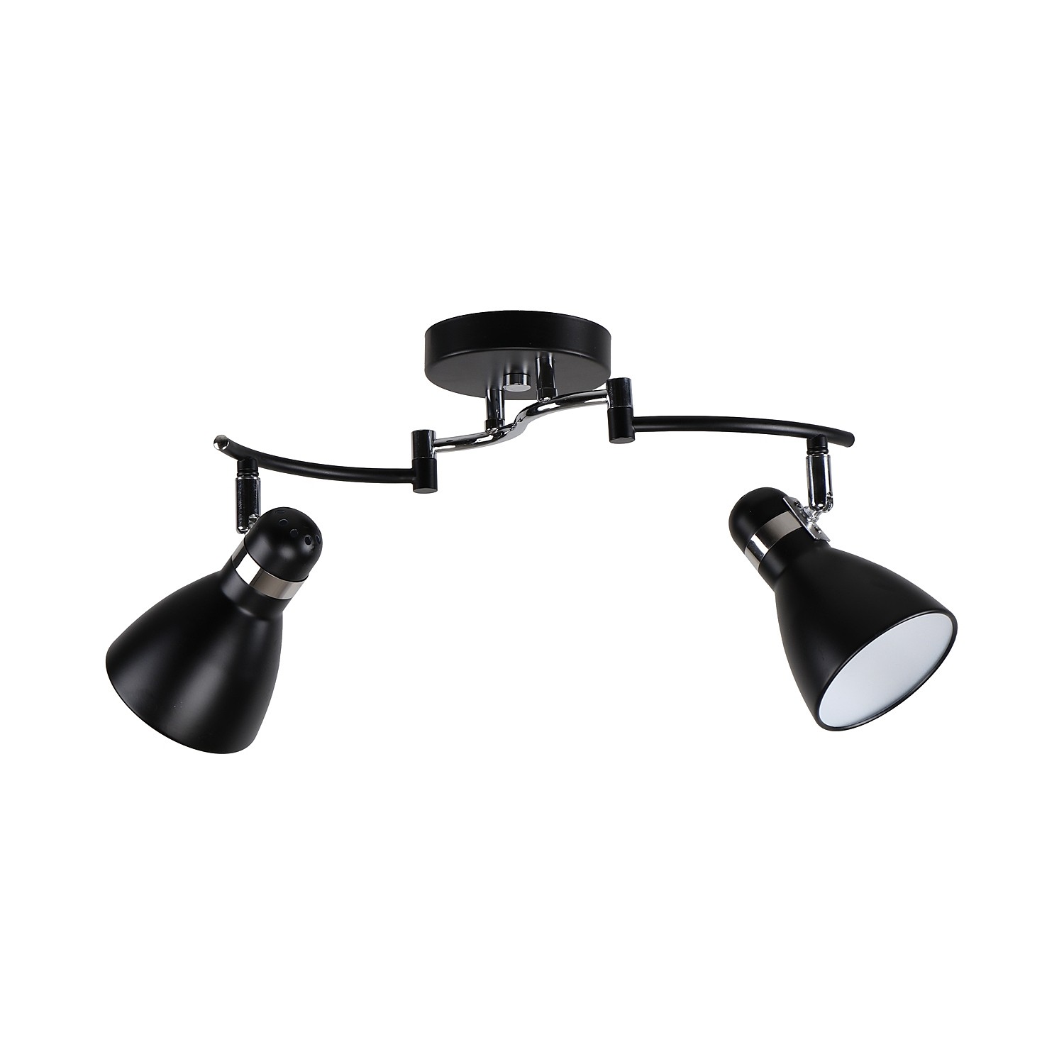 Потолочная люстра ЭкономСвет 51571 51571/2BK+CR BK