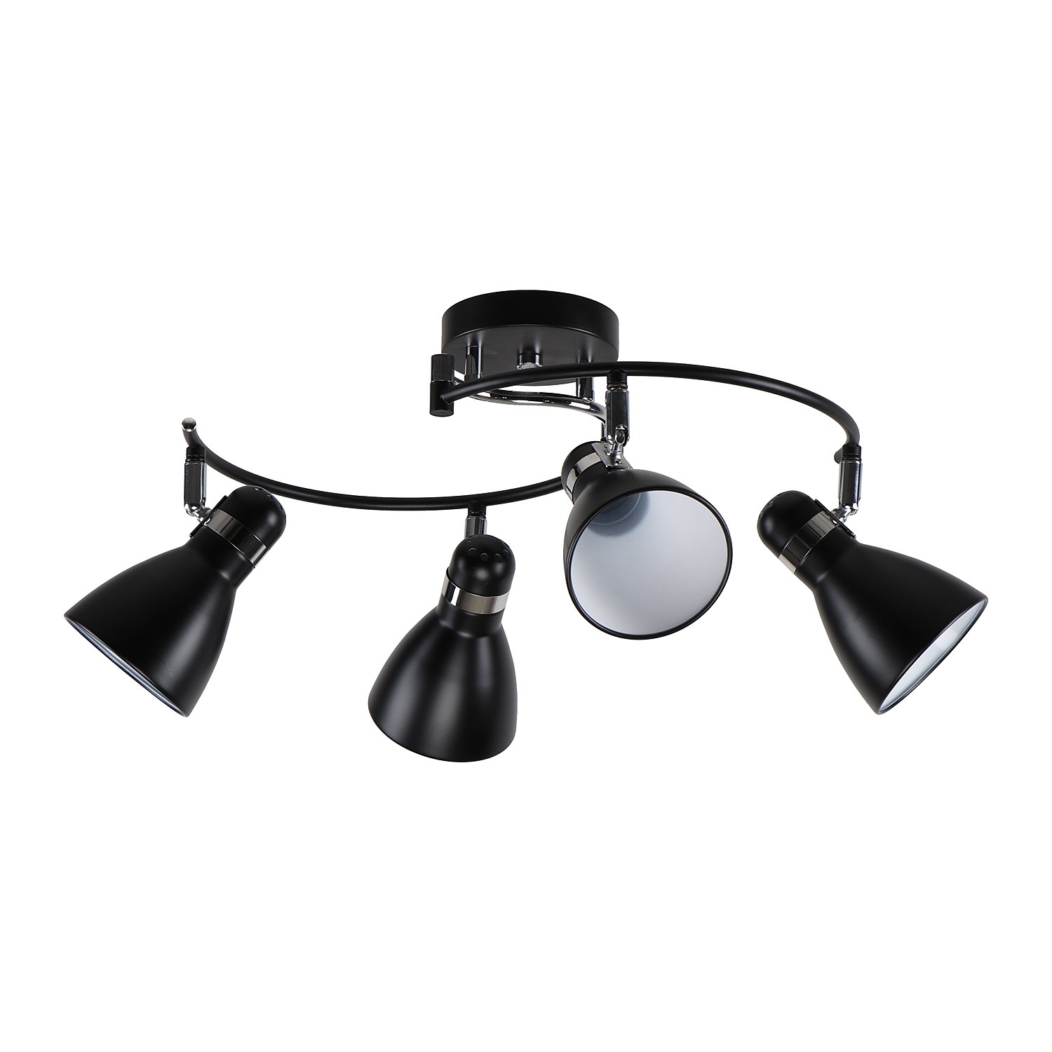 Потолочная люстра ЭкономСвет 51571 51571/4BK+CR BK