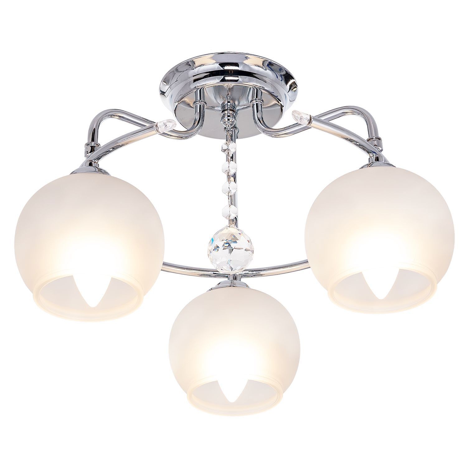 Потолочная люстра ЭкономСвет 5343 5343/3CR WT