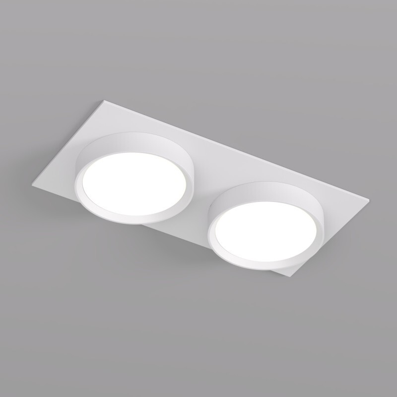 Точечный встраиваемый светильник FLAT DK2092-WH