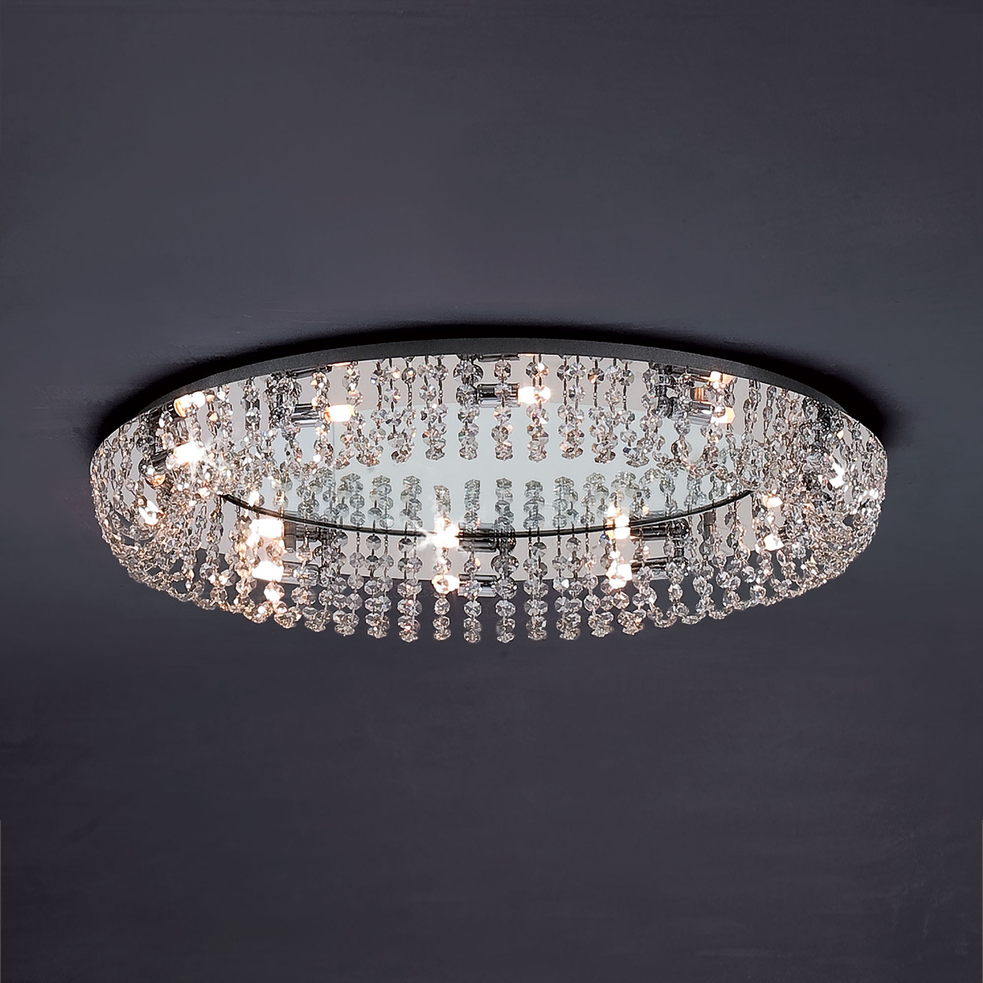 Потолочная хрустальная люстра Citilux Тахо CL310104