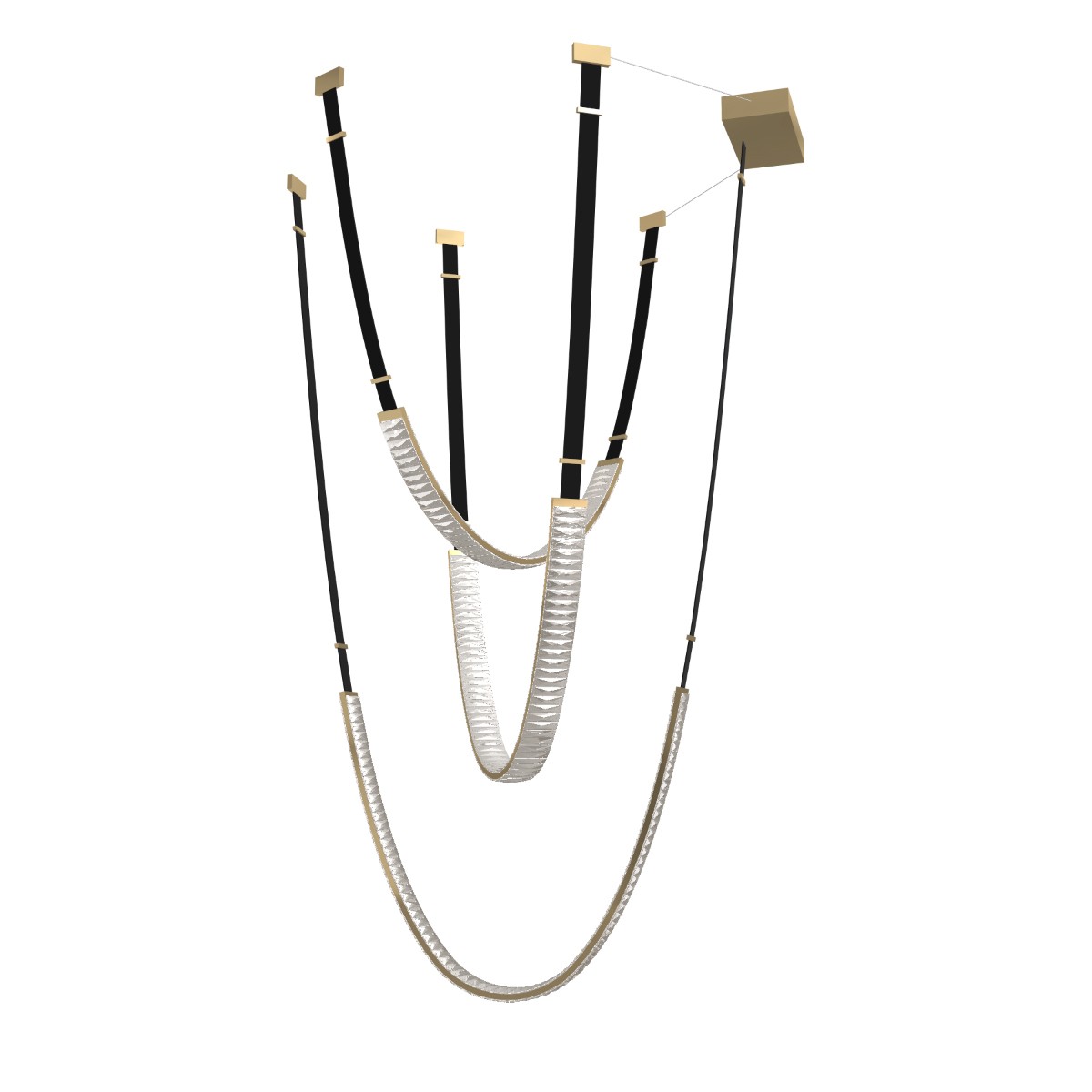 Светильник подвесной Delight Collection MD24083001 MD24083001-3A black/gold