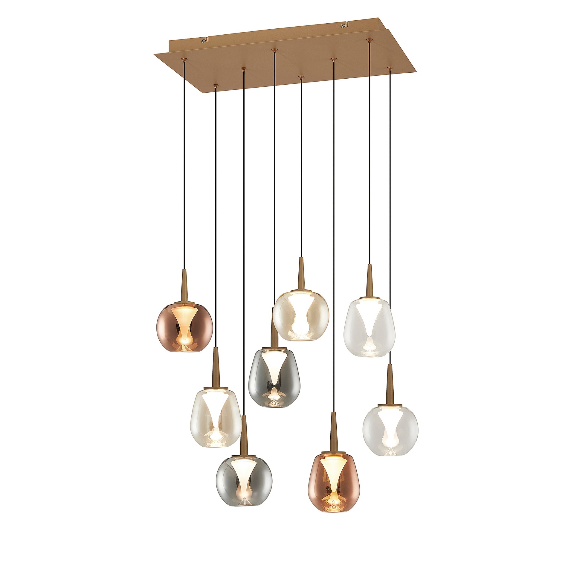 Подвесная люстра Mantra Andromeda 8934+8PL