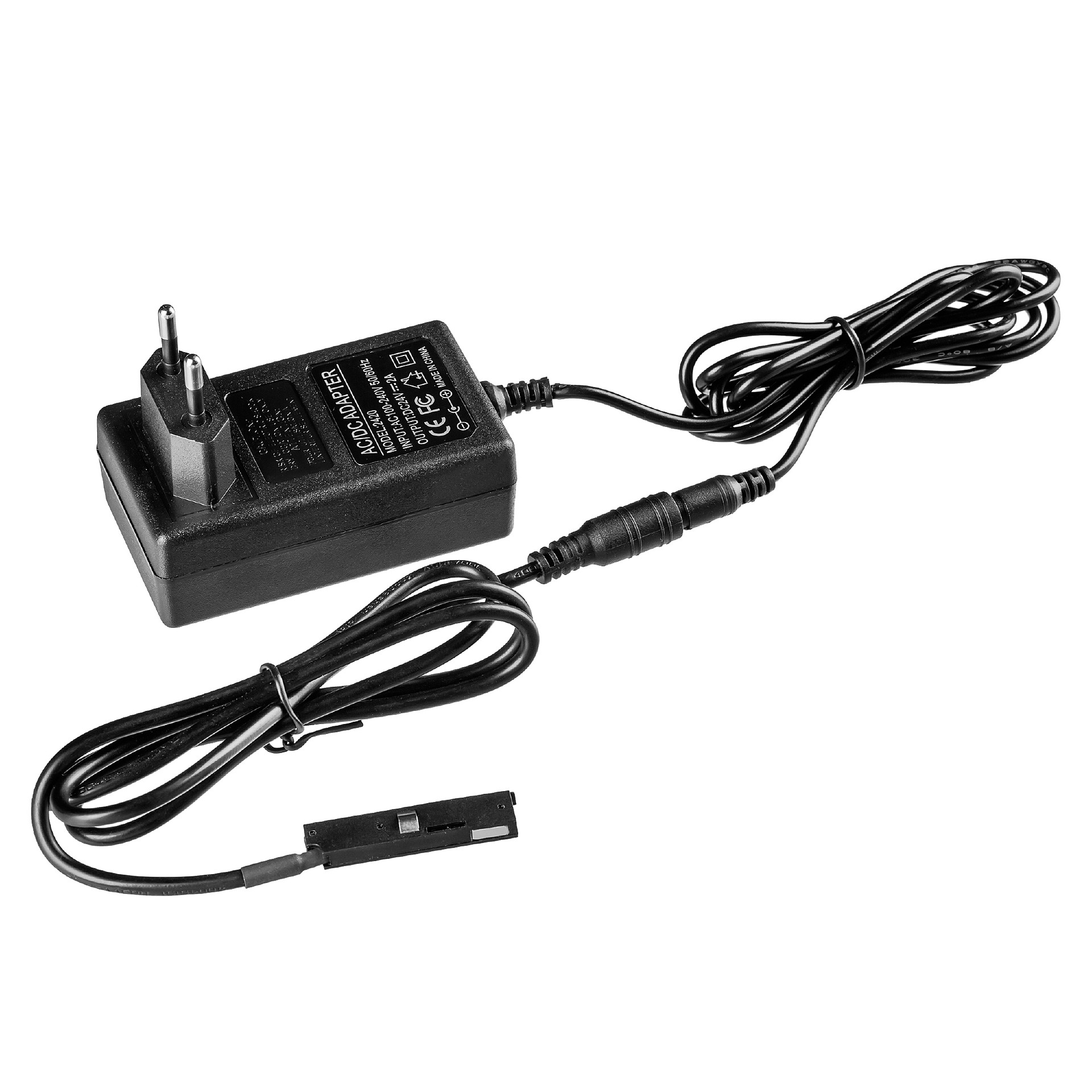 Блок питания 24V (в розетку) с подводом питания(506005+506197) к трекам Lightstar Linea LP48W506197