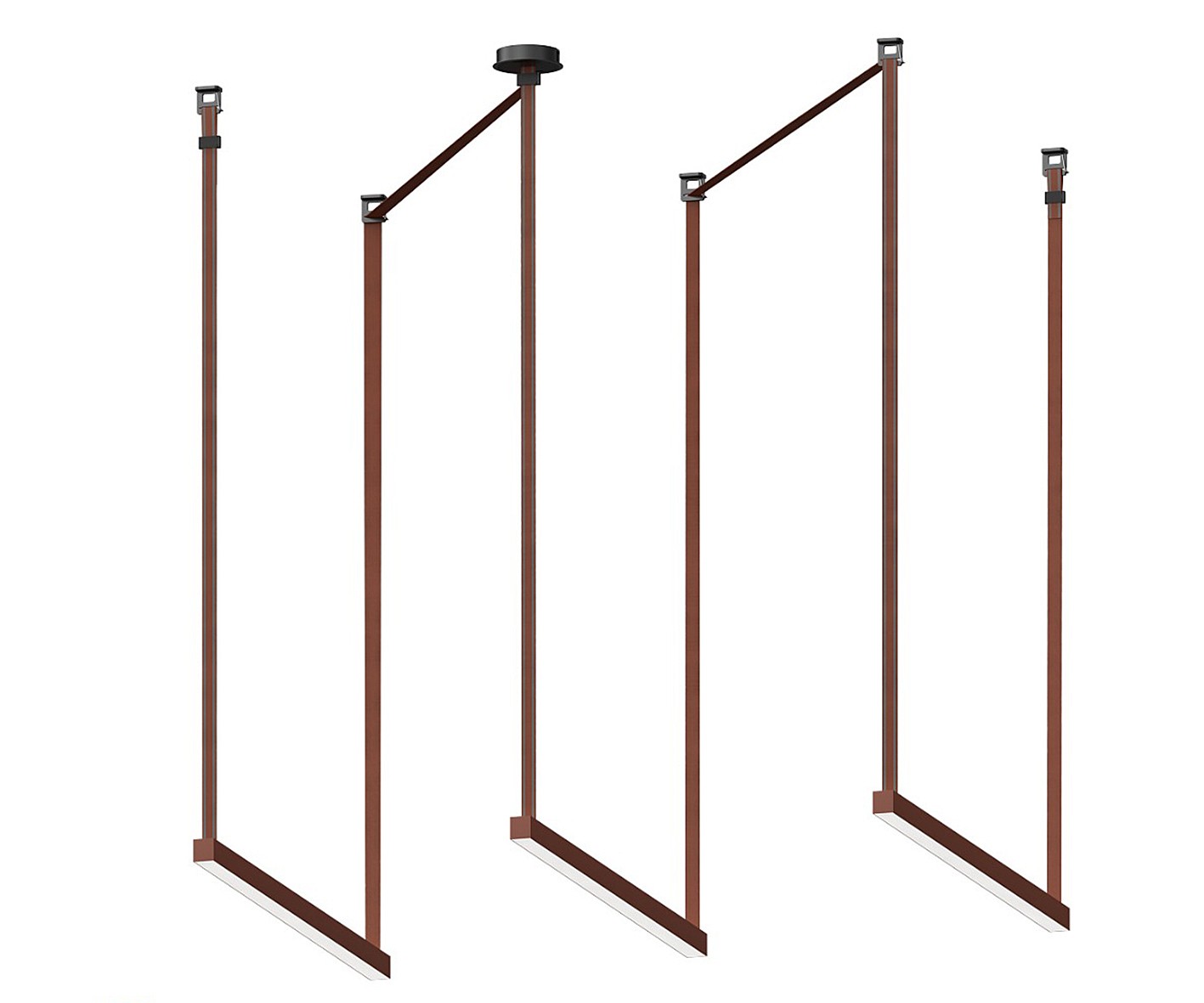 Комплект ременной трековой системы терракотовый KINK Light Сатори 6421-1K,06