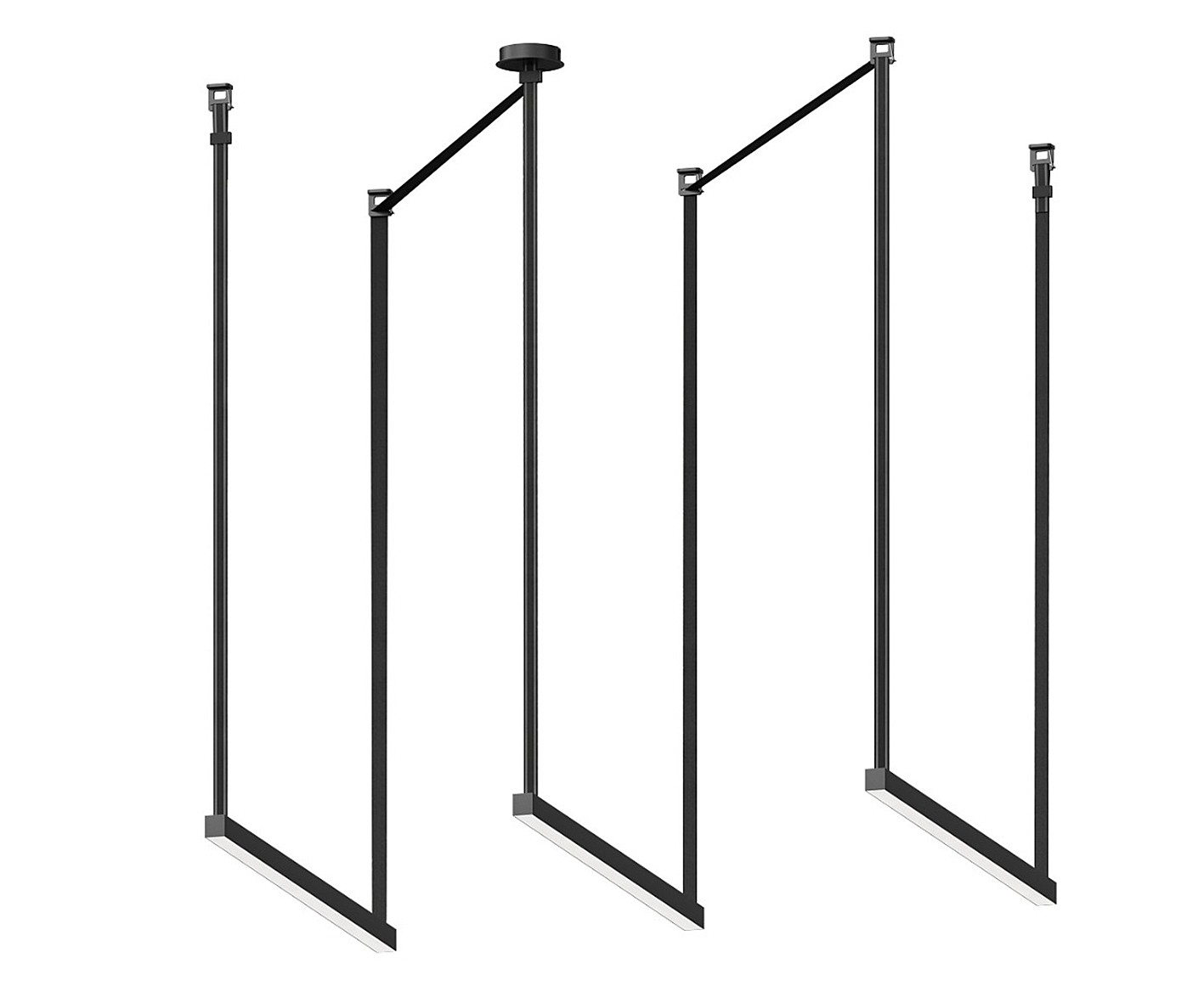 Комплект ременной трековой системы черный KINK Light Сатори 6421-1K,19